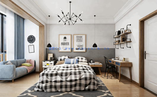 整体模型-136套北欧空间模型(图4)