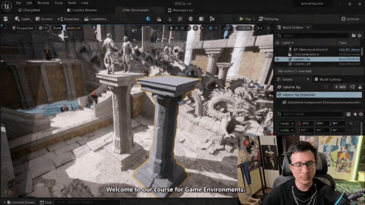 ZBrush模型雕刻技术游戏建筑视频教程(图4)