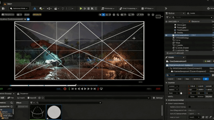 Unreal Engine专业级电影环境场景构图与光照技术视频教程(图1)