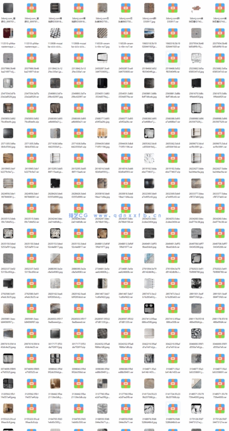 146个高品质 砖max模型 带预览图(图6)