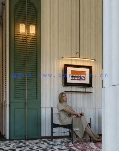 大敏老师 CCD酒店会所模型 （含灯光材质）(图3)