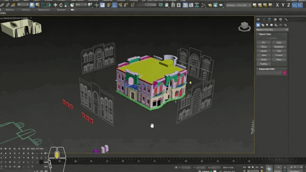 3dsmax迪拜经典别墅建筑项目实例制作视频教程(图1)