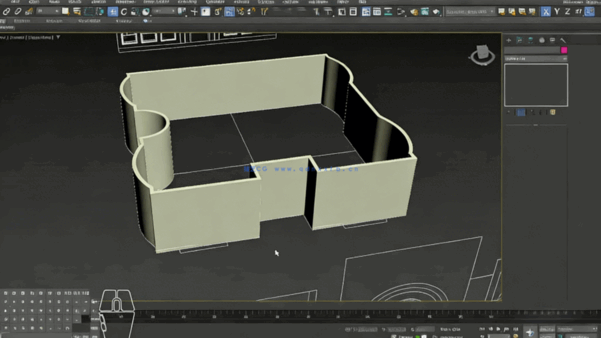 3dsmax迪拜经典别墅建筑项目实例制作视频教程(图5)