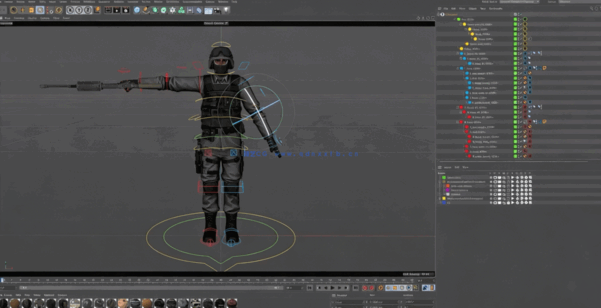 Cinema 4D角色动画完整6组实例制作训练视频教程(图1) Cinema 4D角色动画完整6组实例制作训练视频教程(图1)