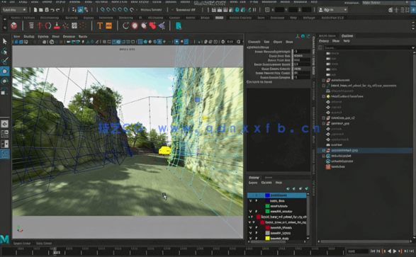 Maya、V-Ray与Nuke汽车资产无缝镜头合成到实拍场景视频教程第二季(图4)