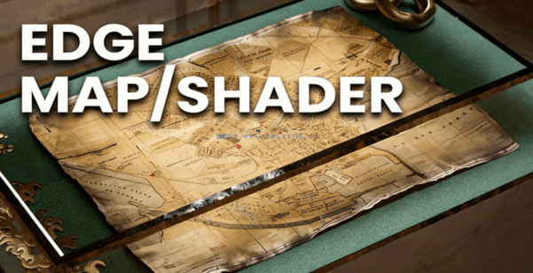 实用C4D使用贴图着色器将效果应用到对象边缘材质教程(图1)