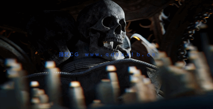 3D模型-哥特式建筑恐怖鬼城鬼蜮3D模型资产kitbash3d GhostRealm(图2)