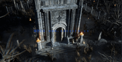 3D模型-哥特式建筑恐怖鬼城鬼蜮3D模型资产kitbash3d GhostRealm(图4)