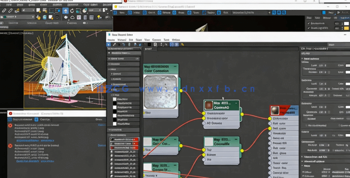 [3dsmax] 帆船建模纹理渲染完整制作流程视频教程(图6)