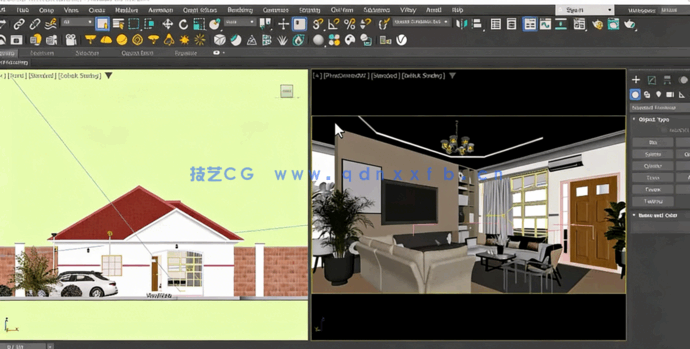 [3dsmax] 3dsMax与V-Ray 6室内外逼真渲染技术视频教程(图4)