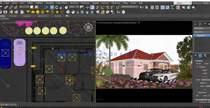 [3dsmax] 3dsMax与V-Ray 6室内外逼真渲染技术视频教程(图5)