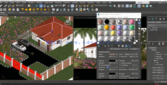 [3dsmax] 3dsMax与V-Ray 6室内外逼真渲染技术视频教程(图6)