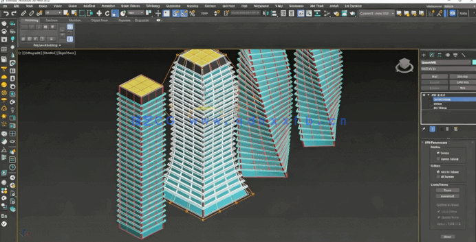 [3dsmax] 3dsmax与Lumion建筑外观设计渲染技术视频教程(图2)