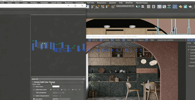 [3dsmax] 3DsMax与Corona Renderer厨房室内设计技术视频教程(图2)