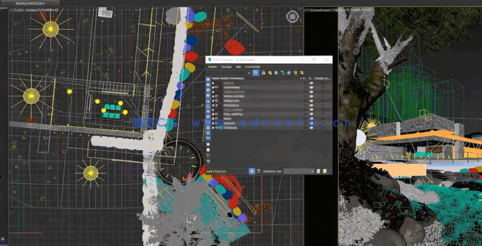 3dsmax建筑场景外部灯光照明大师班训练视频教程(图8)