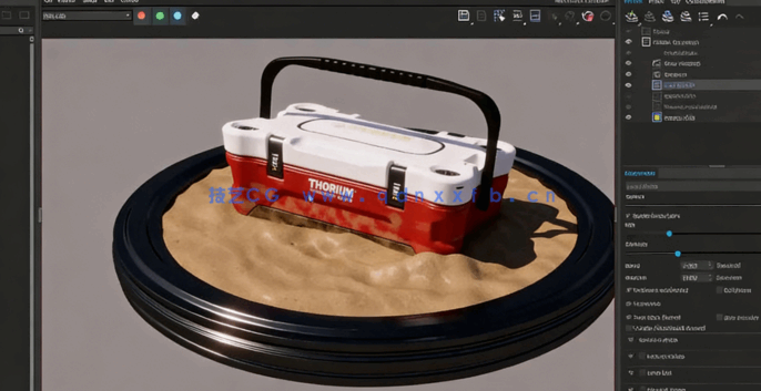 [3dsmax] 3dsmax与Plasticity科幻游戏道具资产制作视频教程(图8)