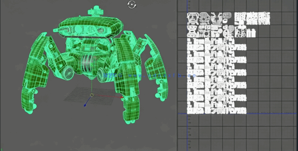 Maya蜘蛛坦克硬表面建模工作流程视频教程(图3)