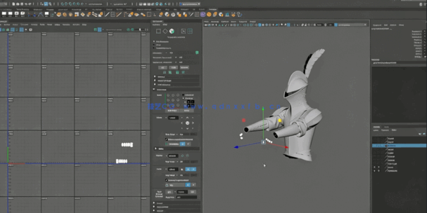 Maya中世纪骑士战车完整实例制作流程视频教程(图4)