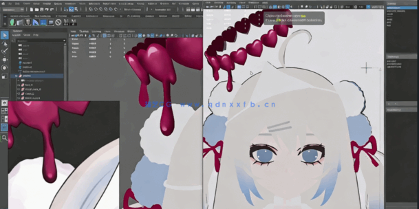 Maya 3D VTuber虚拟主播角色高级创作技巧视频教程(图3)