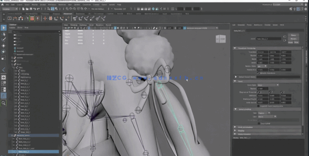 Maya 3D VTuber虚拟主播角色高级创作技巧视频教程(图4)