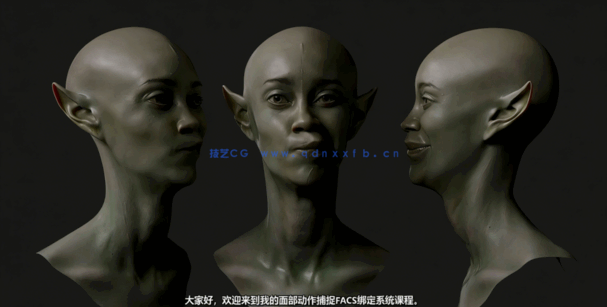 【Maya】面部动作捕捉绑定系统核心设计视频教程(图1)