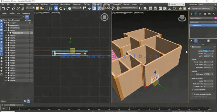 3dsmax 2021从平面图到建筑建模设计技术视频教程(图3)