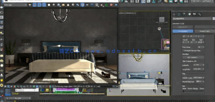 3Dsmax与Vray逼真室内设计渲染技术视频教程(图3)