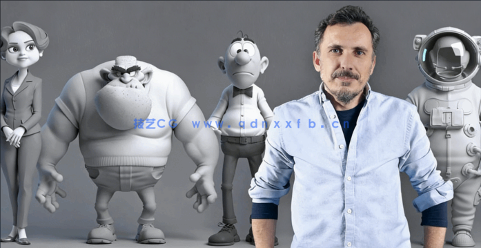 3dsmax卡通人物专业建模技术训练视频教程(图2)