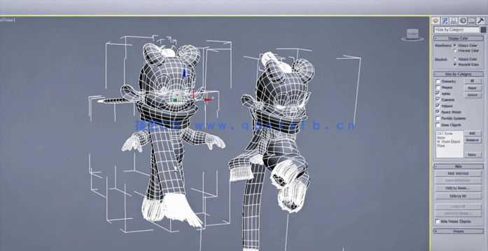 3dsmax卡通人物专业建模技术训练视频教程(图3)