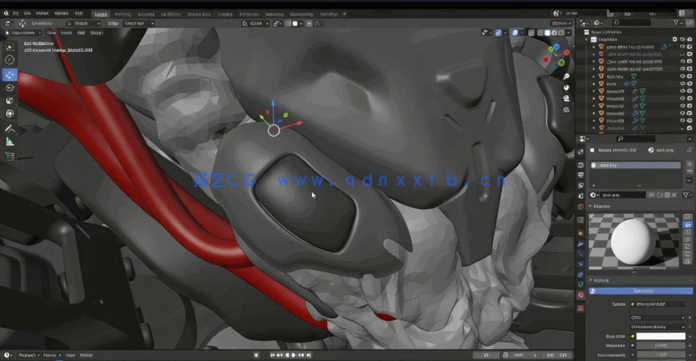 3dsmax机甲怪兽概念艺术三维建模技术训练视频教程(图3)
