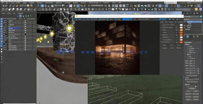 3dsmax与Corona建筑外部景观高级技能训练视频教程(图2) 3dsmax与Corona建筑外部景观高级技能训练视频教程(图2)