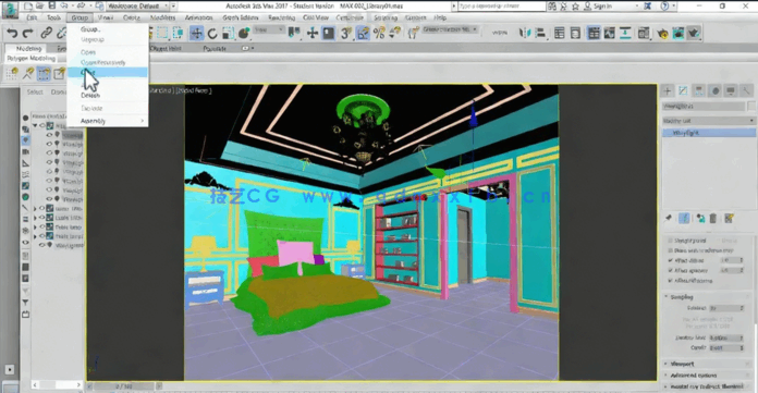 3dsmax室内装修设计实例训练视频教程(图2)