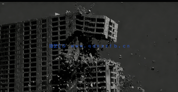 3dsMax战斗机撞击大楼视觉特效实例制作视频教程(图1)