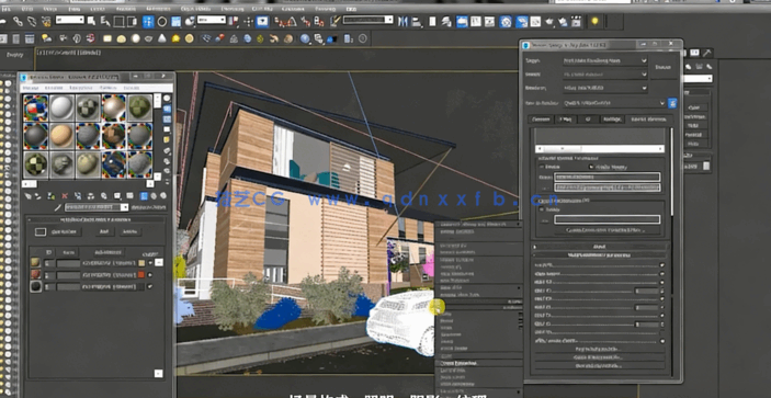 [3dsmax] 【中文字幕】3dsMax和Vray逼真建筑灯光照明技术训练视频教程(图6)