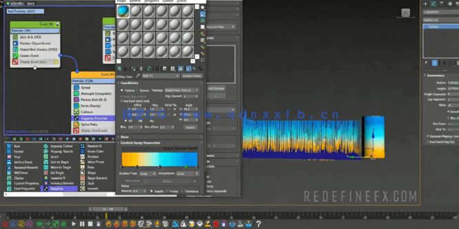 3dsmax粒子爆炸烟雾液体特效模拟动画实例训练视频教程(图4)