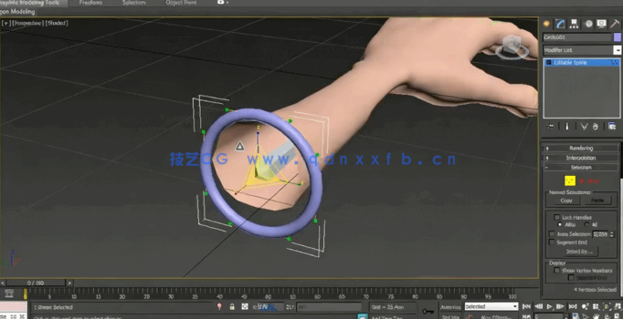 [3dsmax] 3dsmax手部骨骼关节控制动画技术训练视频教程(图5)