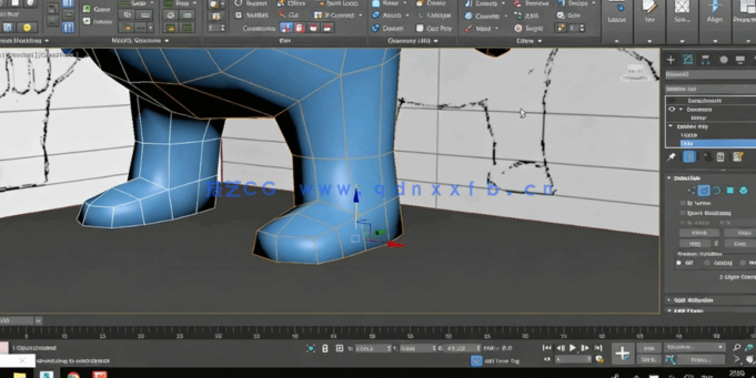 3dsmax卡通角色从建模到动画完整制作视频教程(图5)