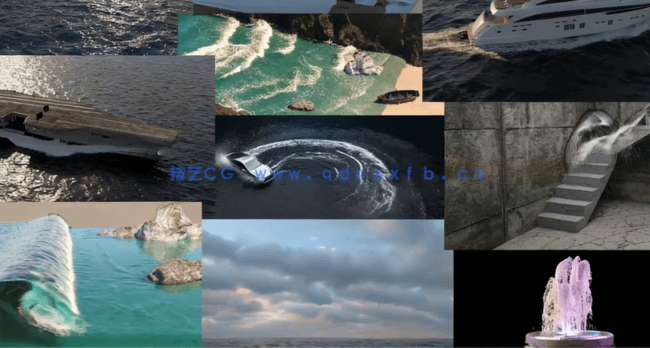 [3dsmax] Phoenix FD大型水海水河流特效场景实例制作视频教程(图4)