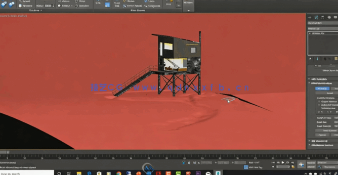 [3dsmax] 3dsmax与Forest Pack Pro逼真自然环境场景制作视频教程(图1)