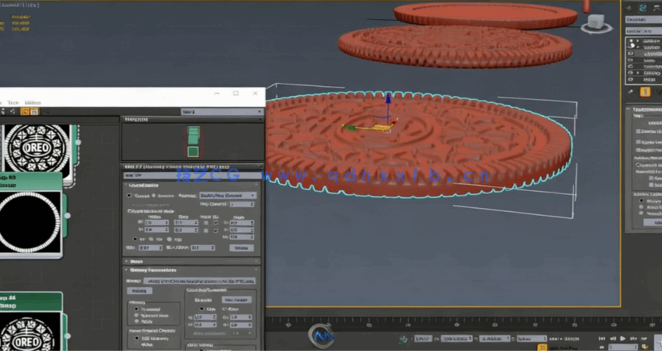 3dsMax奥利奥饼干商业广告VFX完整制作流程视频教程(图1)