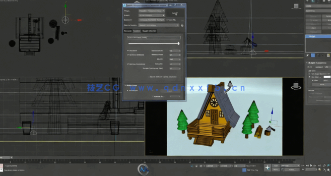[3dsmax] 3dsmax建模技术基础技能训练频教程(图4)