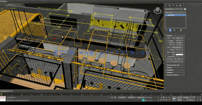 [3dsmax] 3dsmax咖啡厅餐厅室内建筑设计视频教程(图4)