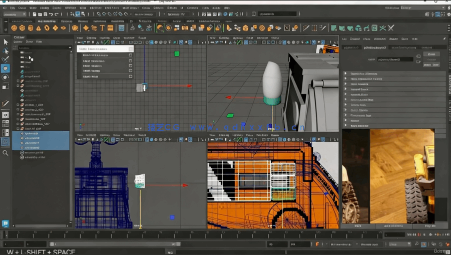 Maya机器人瓦力完整制作工作流程视频教程(图2)
