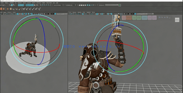 Maya英雄联盟3A级游戏动画制作视频教程(图2)