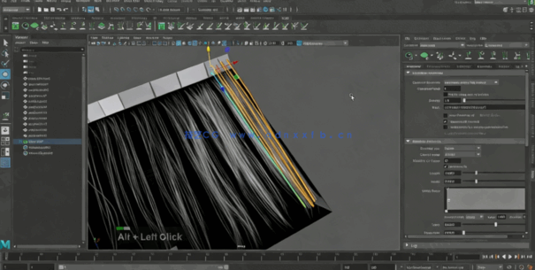 Maya与UE逼真人物头发制作工作流程视频教程(图5)