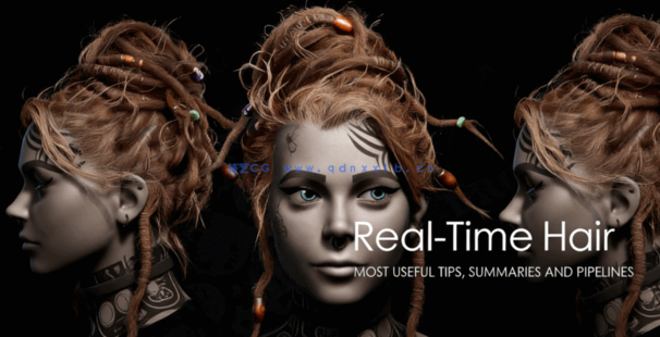  Maya与UE逼真人物头发制作工作流程视频教程(图8)