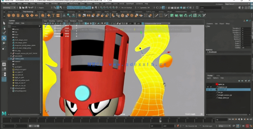  Maya洛克人游戏角色完整制作流程视频教程(图4)