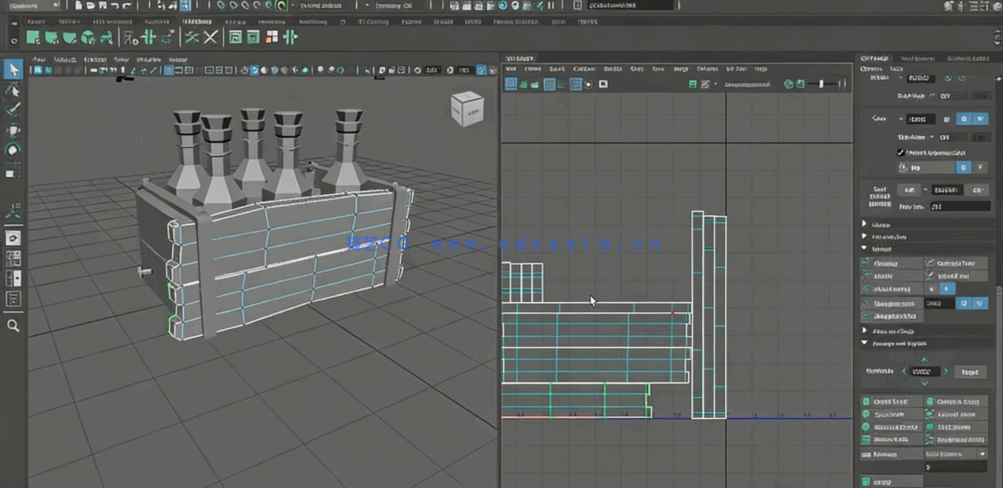 Maya游戏木箱模型资产制作视频教程(图6)