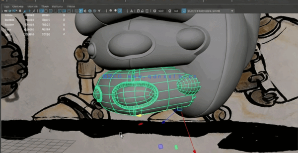Maya机器人角色建模渲染技术训练视频教程(图1)