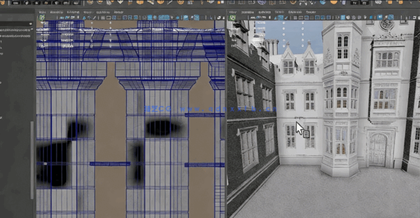 Maya高质量欧式宏伟建筑环境场景制作工作流程视频教程(图3)